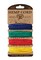 Hemptique 1mm #20 Hemp Cord Card Set Eco Friendly Sustainable Naturally Grown Jewelry Bracelet Making Paper Crafting Scrapbooking Bookbinding Mixed Media Crocheting Macrame Seasonal Holiday Gift Wrapping Outdoor Gardening